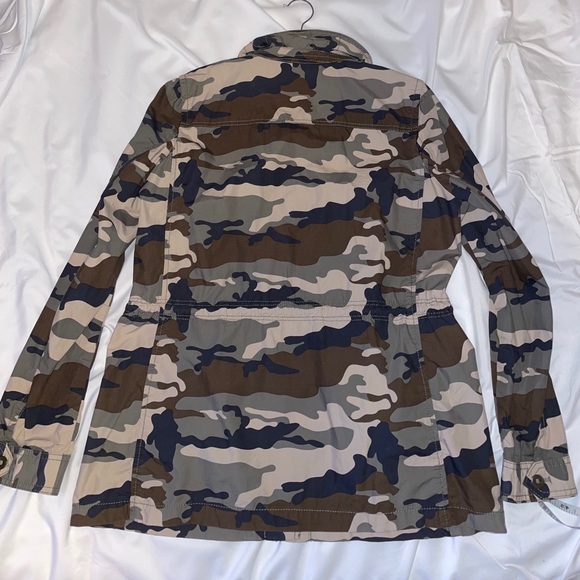 Banana Republic Camo Army Military Jacket Coat MED - Picture 6 of 6
